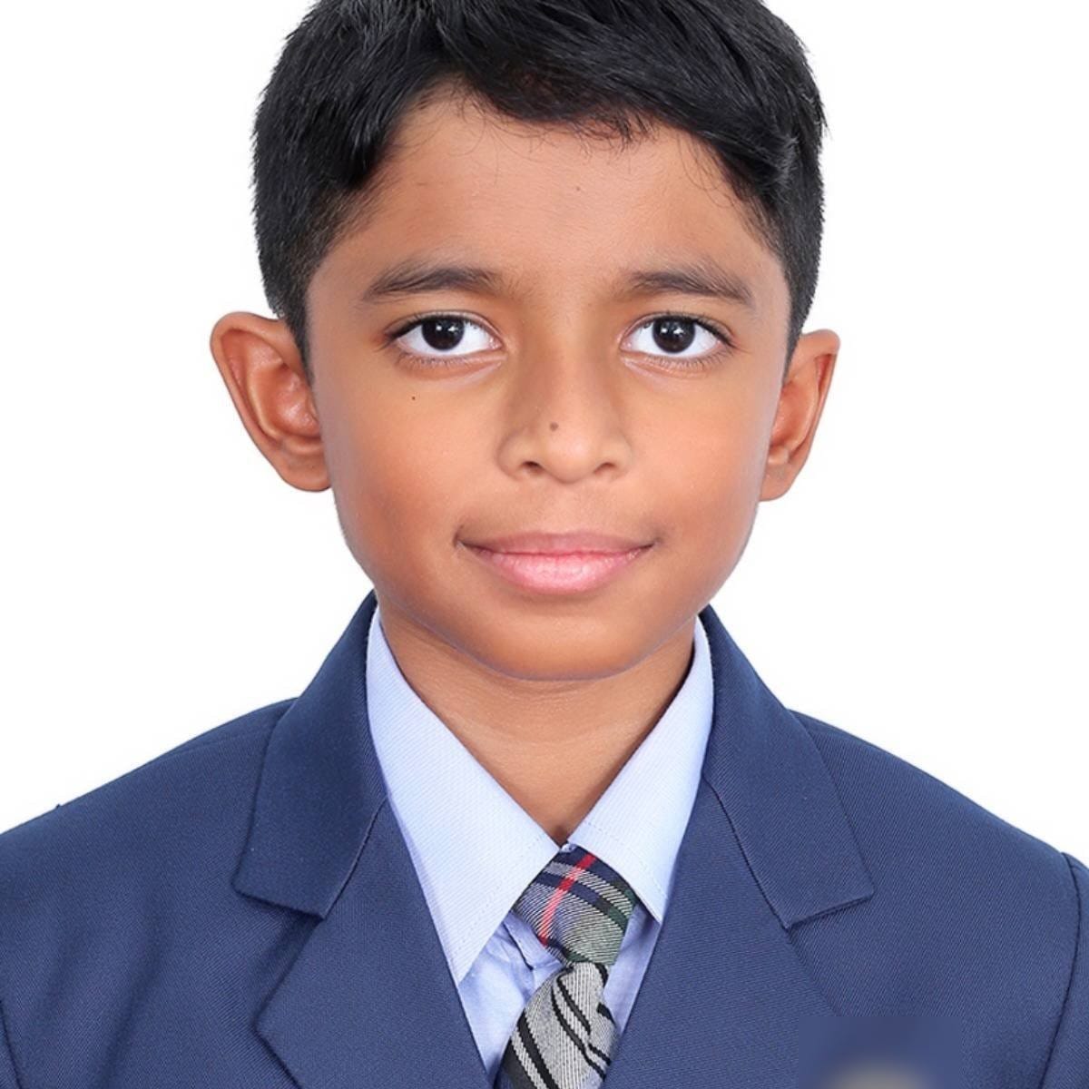 Dhruva Ginka, Grade 5 Cuemath student in the UAE