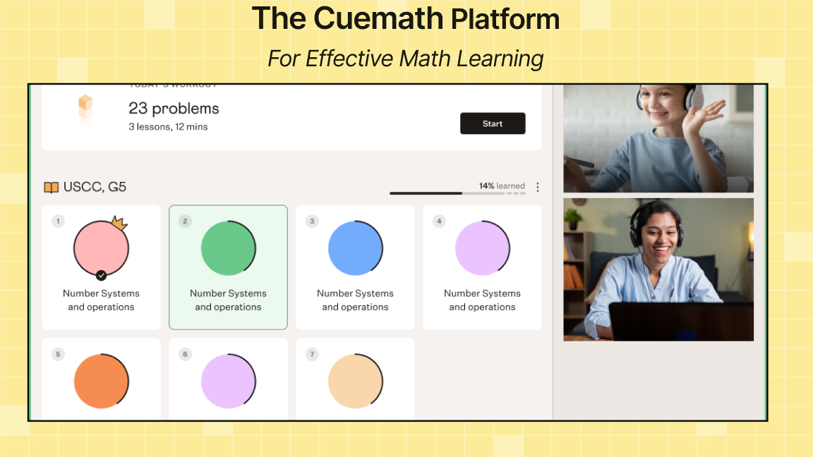 Cuemath Platform: What's Inside Every 1-on-1 Math Class