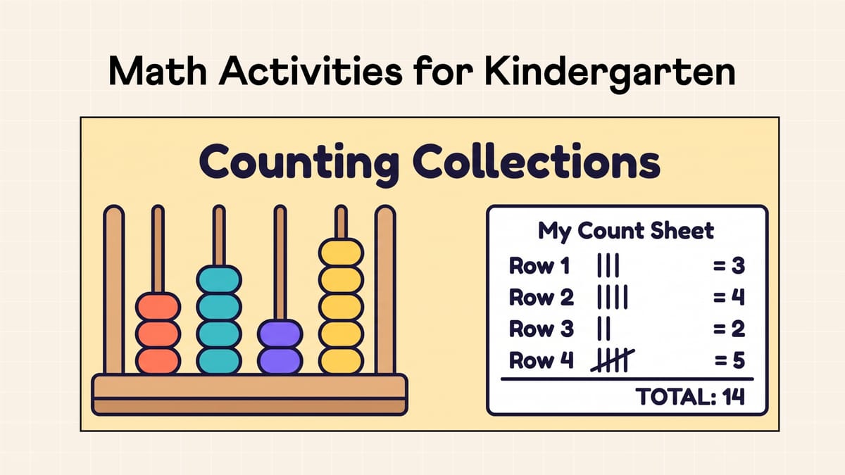Back-to-School Math Activities for Kindergarten (2026)