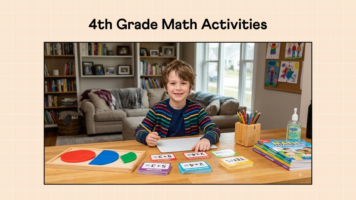 10 Fun 4th Grade Math Activities To Try At Home
