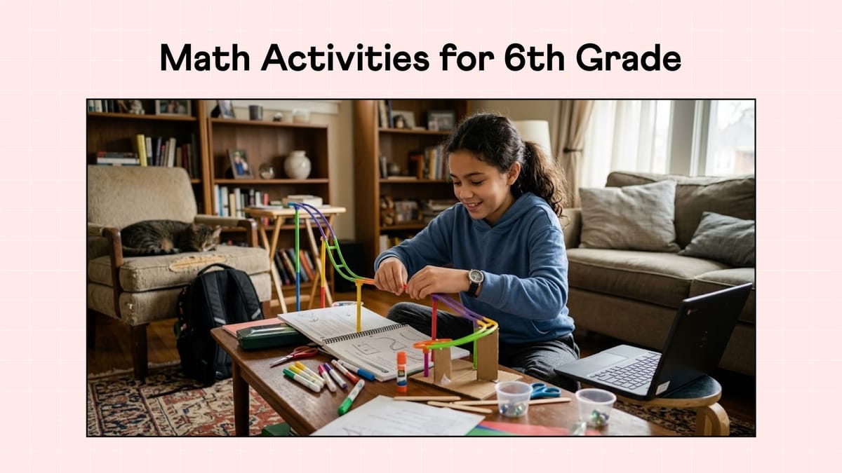 10 6th Grade Math Activities to Practice and Revise Math at Home