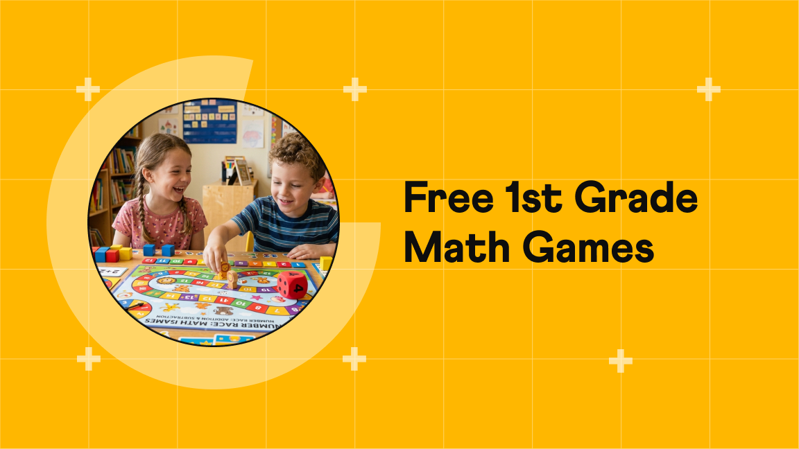 10 Free Grade 1 Math Games for Kids (2026) + Bonus Cuemath App Game