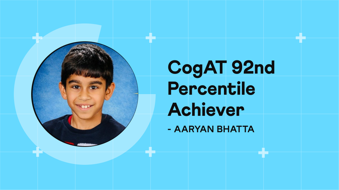 How a Grade 5 Student Scored 92nd Percentile in CogAT Math
