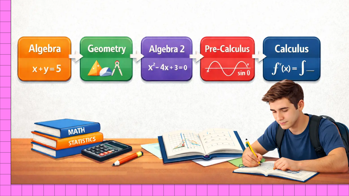 High School Math Courses & Levels Explained (2026)
