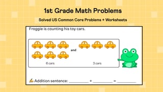 1st Grade Math Problems: 40 Practice Questions With Answers