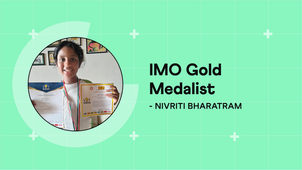 Nivriti Bharatram: Gold Medal Winner in IMO