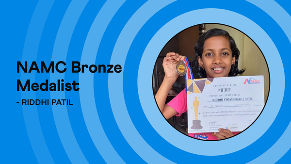 Riddhi Patil: Bronze Medalist in the 8th National Math and Arithmetic Competition