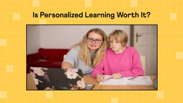 Student and tutor teaching math in 1:1 setting.