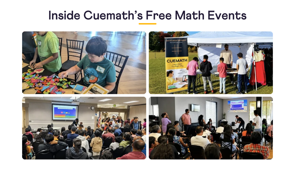 Images from recent math events in US.