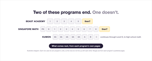 What Comes After Beast Academy, Kumon, or Singapore Math?