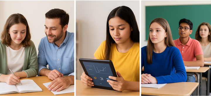 Private Tutor vs Learning App vs Group Class | High School Math Guide