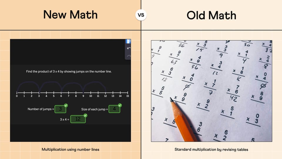 Old Math Work New Math vs Old Math: Differences & Grade-wise Examples