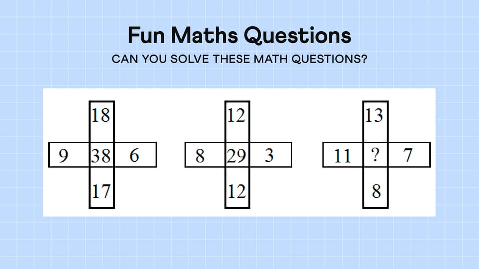 30+ Fun Maths Questions with Answers