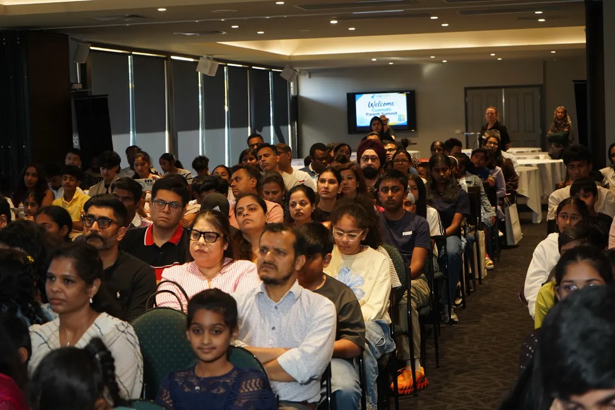 Parents and students in the audience at the Melbourne Parent Summit
