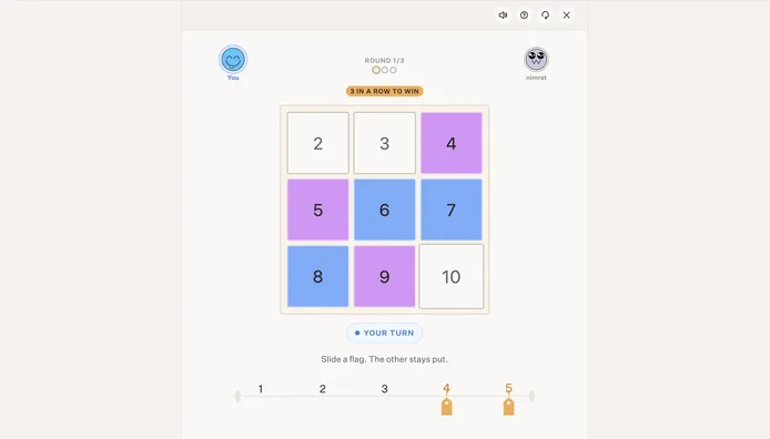 The Cuemath Math Canvas showing an interactive number grid