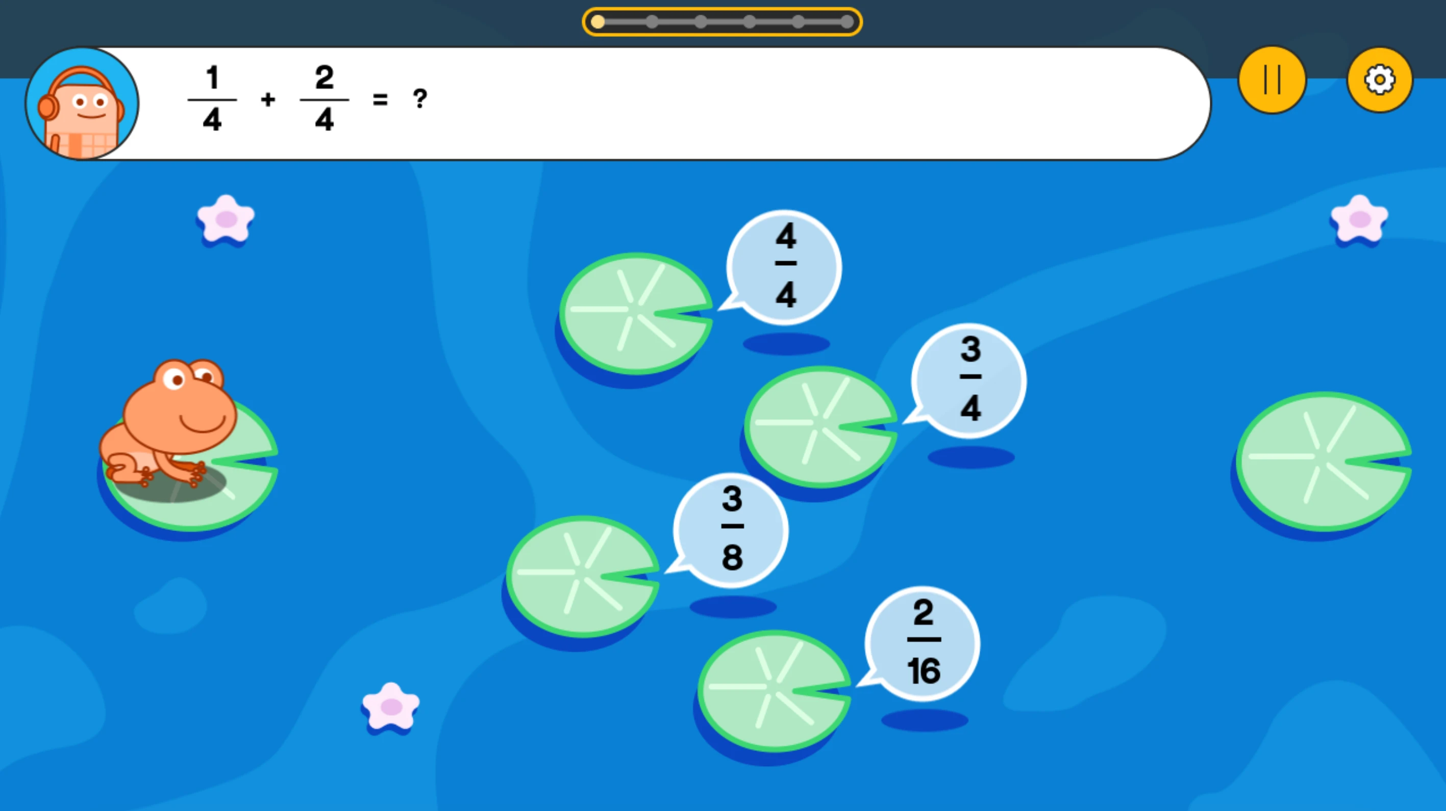 Froggie Jump — Add to Cross the Pond